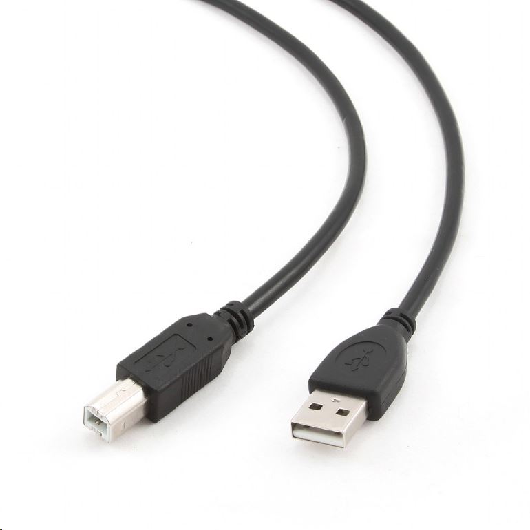 Gembird Cablexpert USB 2.0 A-B összekötő kábel 1m, fekete (CCP-USB2-AMBM-1M) Gembird Cablexpert USB 2.0 A-B összekötő kábel 1m, fekete (CCP-USB2-AMBM-1M)