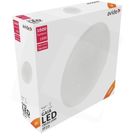 Avide ACLO33NW-18W-GAI MENNYEZETI LÁMPA LED GAIA 18W Avide ACLO33NW-18W-GAI MENNYEZETI LÁMPA LED GAIA 18W