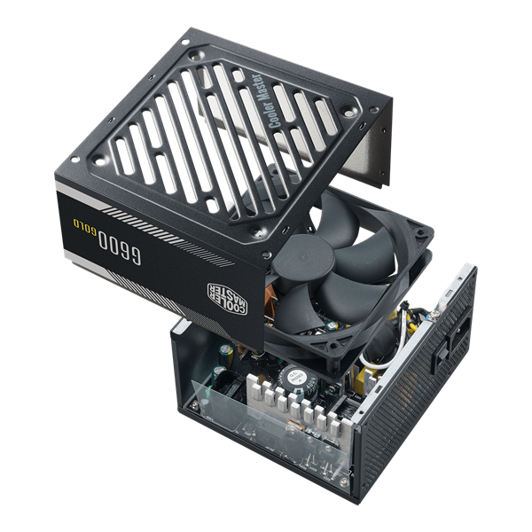 Cooler Master G600 600W 80+ Gold 12cm ventillátorral tápegység Cooler Master G600 600W 80+ Gold 12cm ventillátorral tápegység
