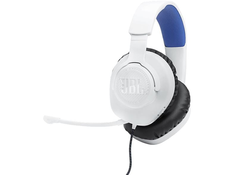 JBL Quantum  100P gamer headset fehér-kék  
