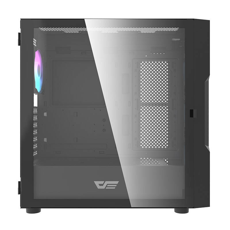 Darkflash DK431 GLASS Számítógépház Fekete