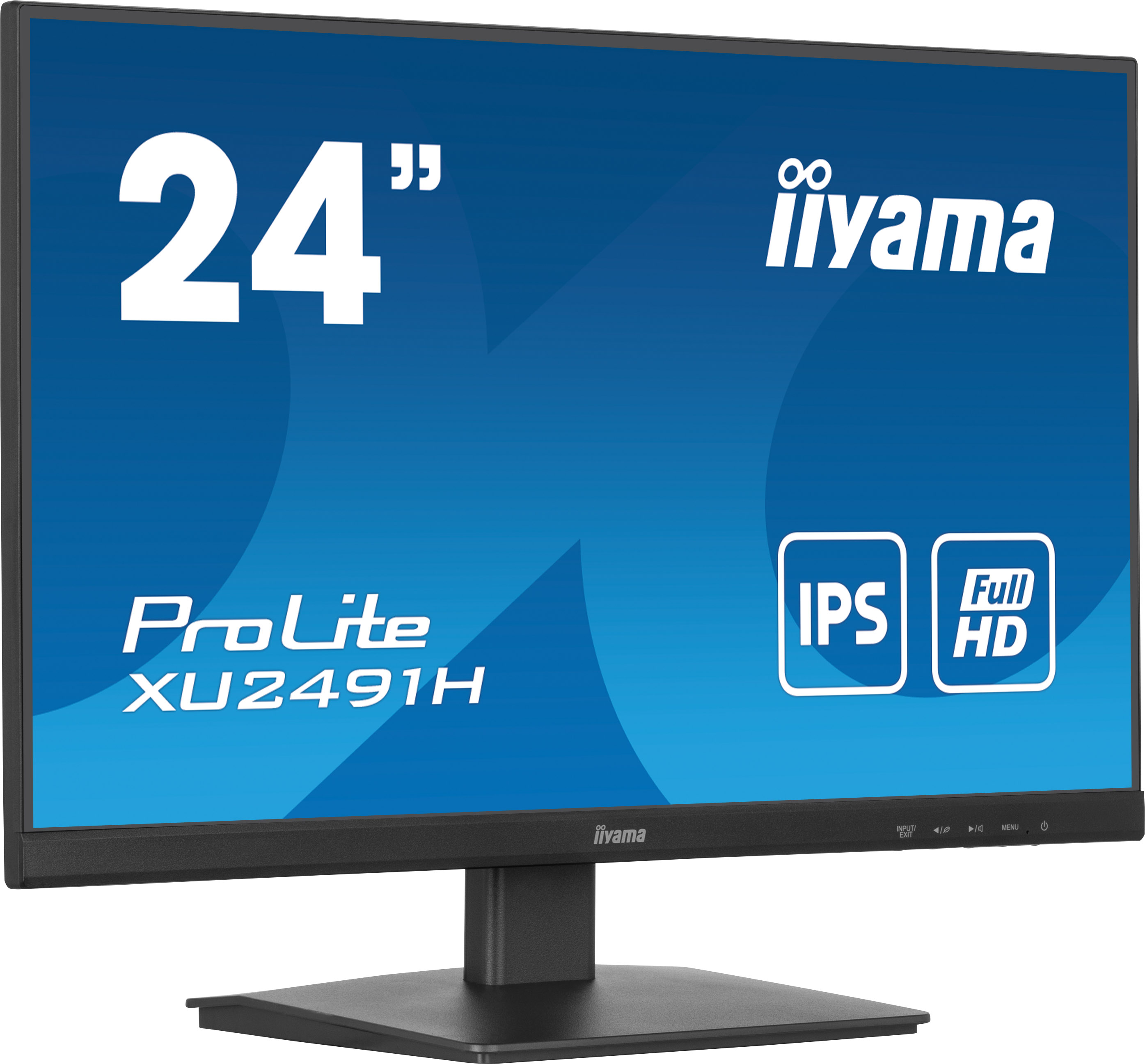 iiyama 23,8" ProLite XU2491H-B1 IPS LED Monitor - 1920x1080, Full HD, LED, IPS, 100Hz, 0,5ms Fekete