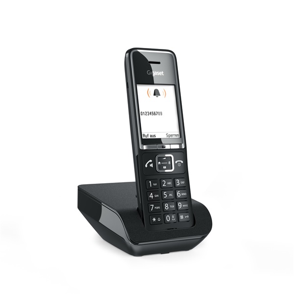 TELEFON készülék, DECT / hordozható Gigaset Comfort 550 FEKETE (S30852-H3001-S204)