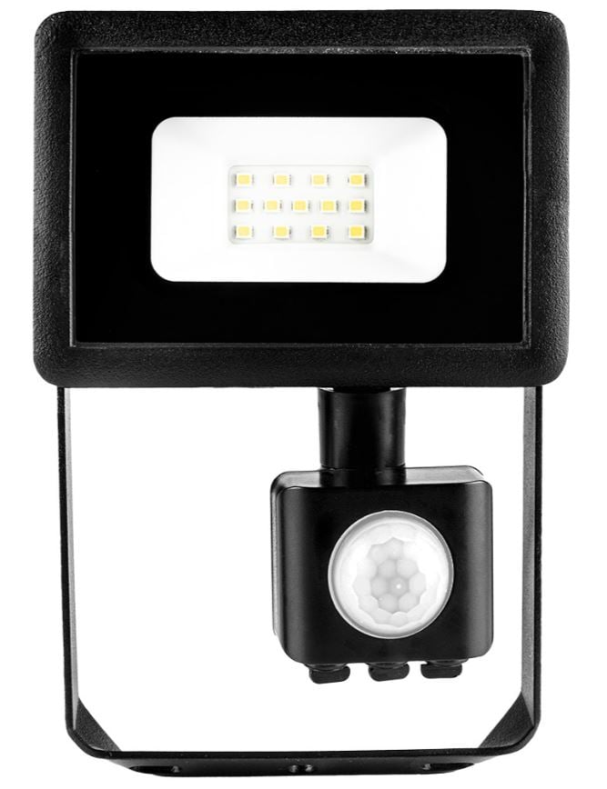 Neo mozgásérzékelős reflektor 230V/10W fekete (99-094)