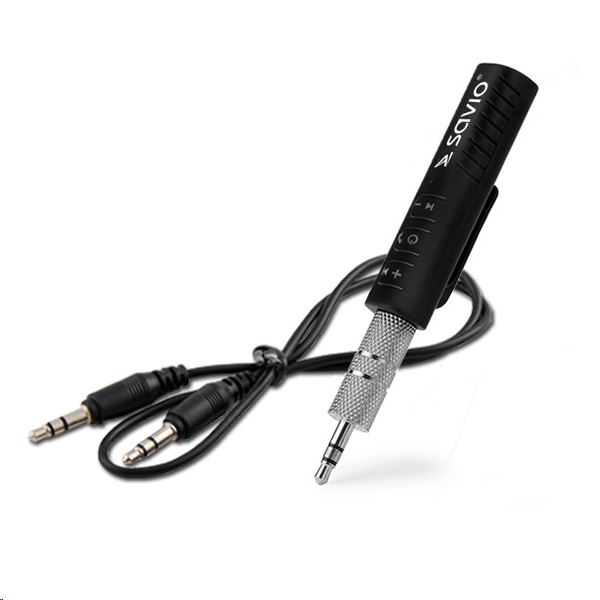 Savio TR-11/B Bluetooth audio adapter fekete Savio TR-11/B Bluetooth audio adapter fekete