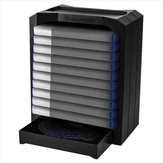 snakebyte SB916892 GAMES:TOWER PlayStation4 játék és kiegészítő állvány fekete snakebyte SB916892 GAMES:TOWER PlayStation4 játék és kiegészítő állvány fekete