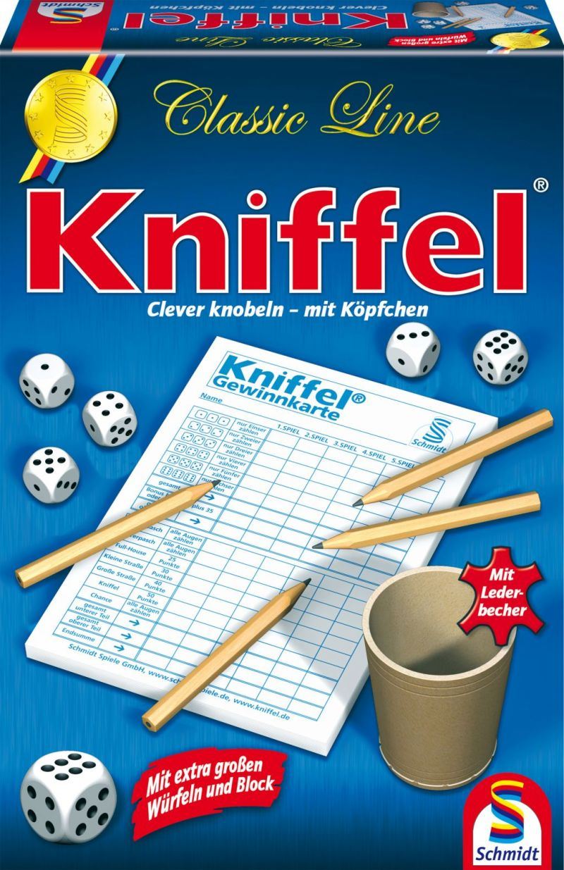 Schmidt Classic Line, Kniffel társasjáték (4001504492038)