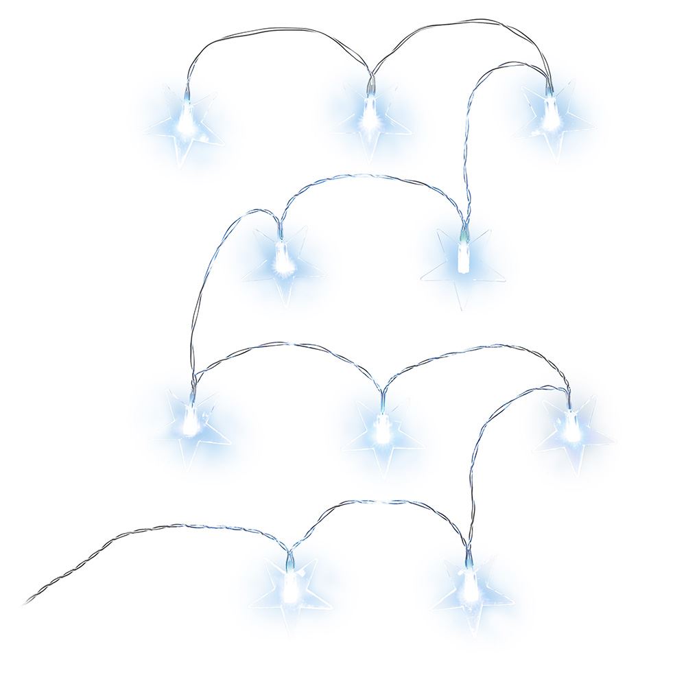 Retlux RXL 283 világító csillagok fényfüzér, hideg fehér (50002919)