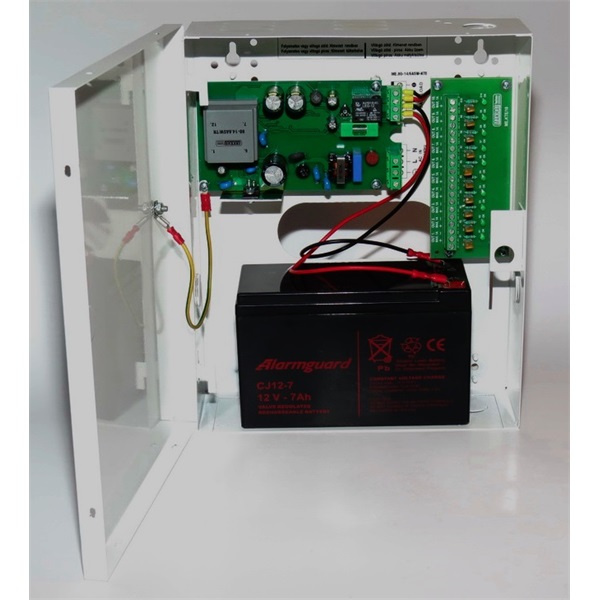 Makrai  szünetmentes üzemmód 12V/7Ah kapcsoló üzemű CCTV kamera tápegység