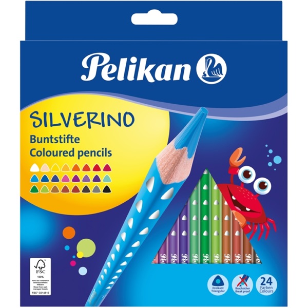 Pelikan Silverino 24 szín színesceruza készlet