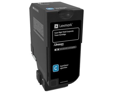 Lexmark CX725 különlegesen nagy kapacitású tonerkazetta ciánkék (16K) (84C2HCE) Lexmark CX725 különlegesen nagy kapacitású tonerkazetta ciánkék (16K) (84C2HCE)