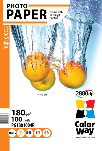 ColorWay CW-PG1801004R High Glossy fotópapír 10x15cm/100db fényes