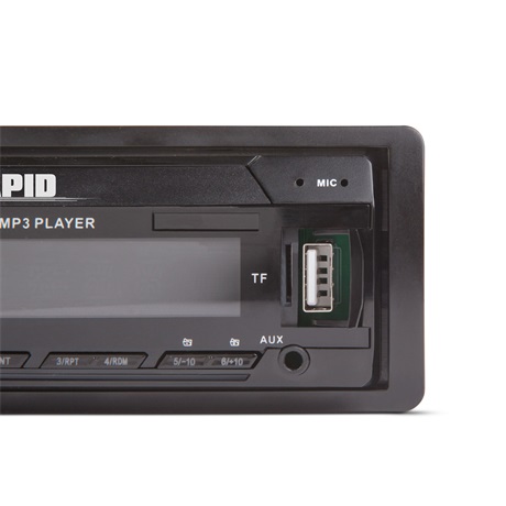 MNC 39750 FEJEGYSÉG "RAPID" - 1 DIN - 4 X 50 W - BT - MP3 - AUX - SD - USB