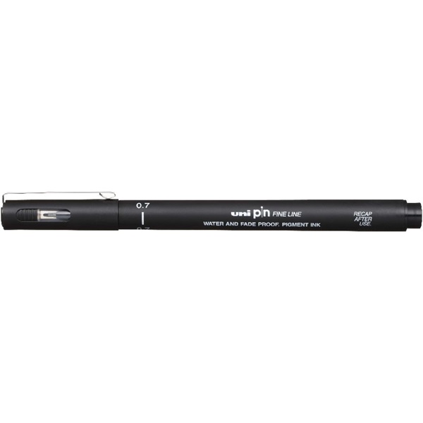 Uni PIN 0,7 mm fekete rajzmarker Uni PIN 0,7 mm fekete rajzmarker