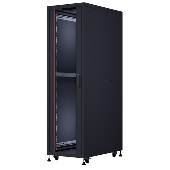 FORMRACK 20U Cosmoline 600x1000 19" szabadon álló rack szekrény - RAL9005 fekete