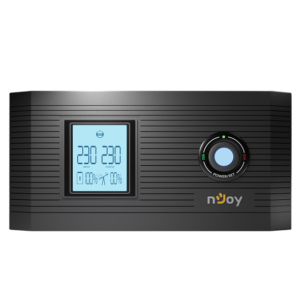 NJOY Inverter - Aira 1200 (2 Schuko, Szinusz hullám, Akku Támogatás: 40Ah-200Ah, AVR, fekete) NJOY Inverter - Aira 1200 (2 Schuko, Szinusz hullám, Akku Támogatás: 40Ah-200Ah, AVR, fekete)