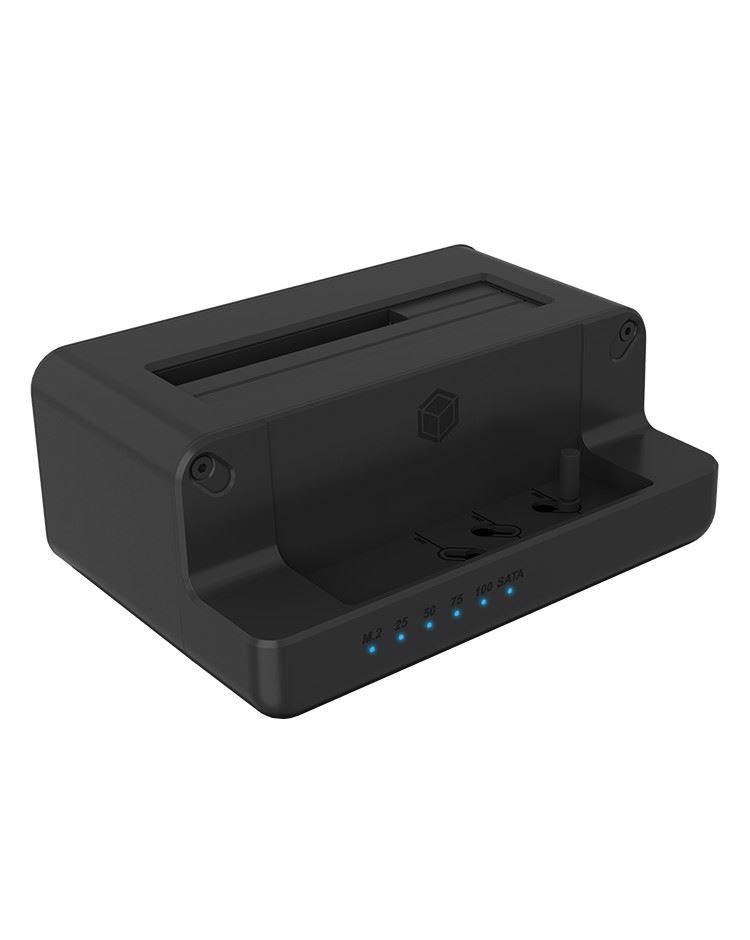 RaidSonic ICY BOX IB-2914MSCL-C31 M.2 NVMe & 2,5''/3,5'' SATA dokkoló fekete