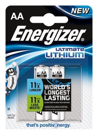 Energizer Ultimate Lithium AA ceruzaelem (2db/csomag) (639154) Energizer Ultimate Lithium AA ceruzaelem (2db/csomag) (639154)