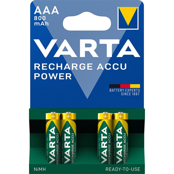 Varta Ready2Use AAA (HR03) 800mAh akkumulátor 4db/bliszter  (56703101404)