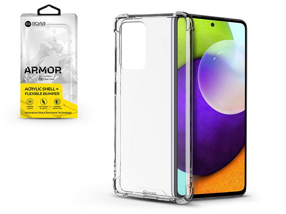Roar Armor Gel Samsung A525F Galaxy A52/A526B Galaxy A52 5G szilikon tok átlátszó (KC0682)