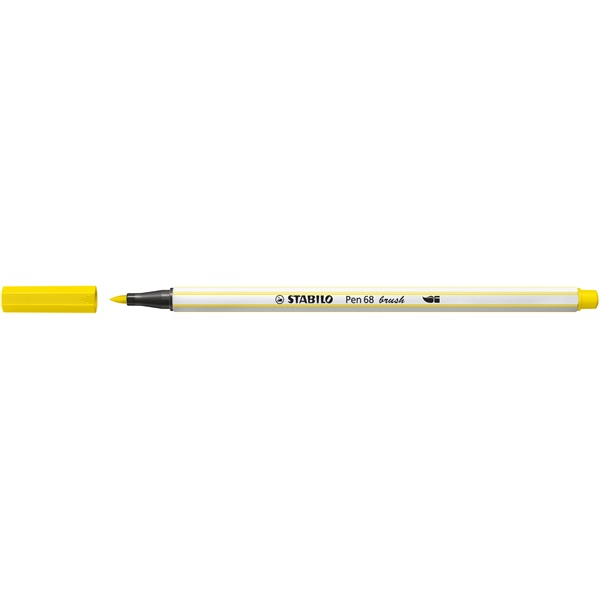 Stabilo Pen 68 brush citromsárga ecsetfilc Stabilo Pen 68 brush citromsárga ecsetfilc