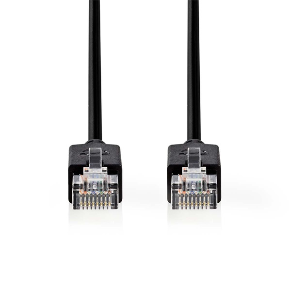 Nedis CCBW85100AT150 UTP Cat5e LSZH  RJ45  10/100/1000 Mbit/s  hossz 15m  patch kábel  Fekete