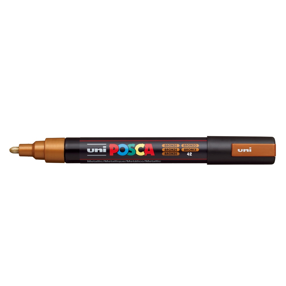 Uni Dekormarker 1,8-2,5mm,  Posca PC-5M bronz (2UPC5MBRONZ)