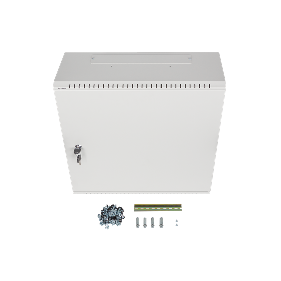 Lanberg 19" fali rack szekrény 6U+3U/540X200, alacsony profilú, összeszerelt, szürke