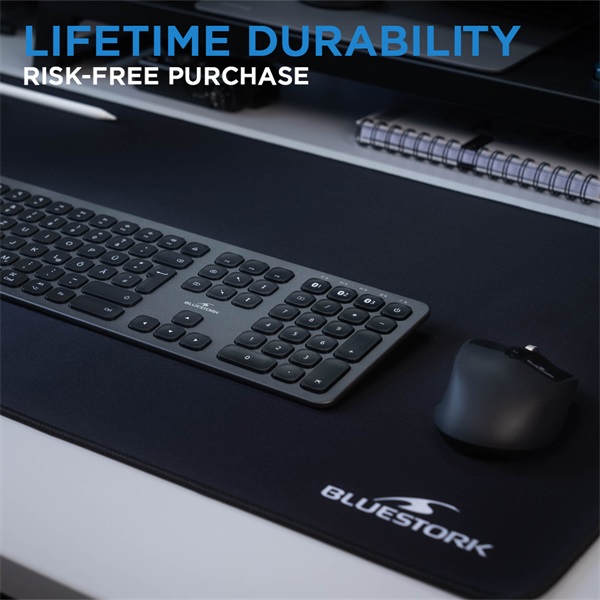 Bluestork BS-PAD-XXL 900x450x2mm Egérpad   fekete 