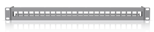 Ubiquiti UACC-RACK-PANEL-PATCH-BLANK-24 19" 1U moduláris üres patch panel Ezüst