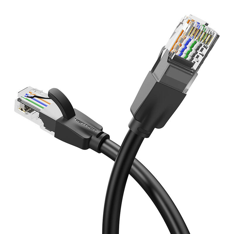UTP Category 6 Network Cable Vention IBEBH 2m Black UTP Category 6 Network Cable Vention IBEBH 2m Black