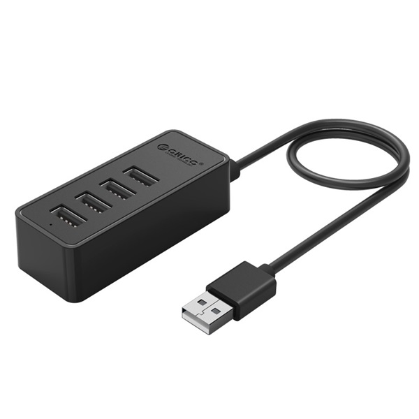 Orico  W5P-U2-030-BK/75/ 4 port USB2.0 Hub Fekete 