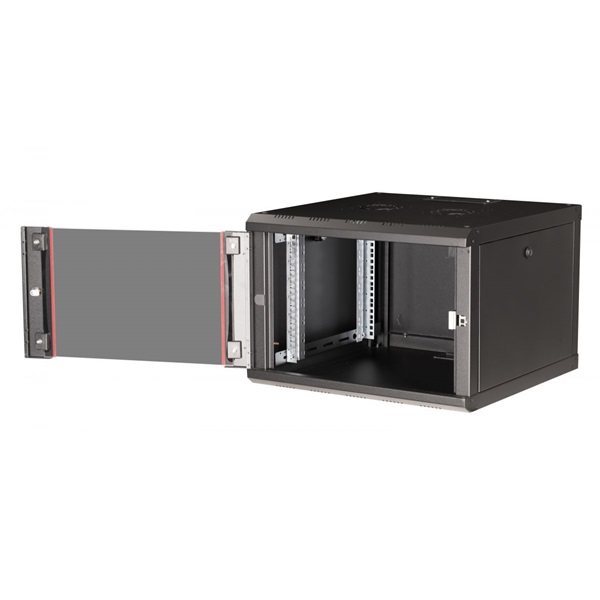 Equip Fali Rackszekrény EPM-07-6060-B-CBAA 19" 7U 600x600mm előre szerelt Fekete Equip Fali Rackszekrény EPM-07-6060-B-CBAA 19" 7U 600x600mm előre szerelt Fekete