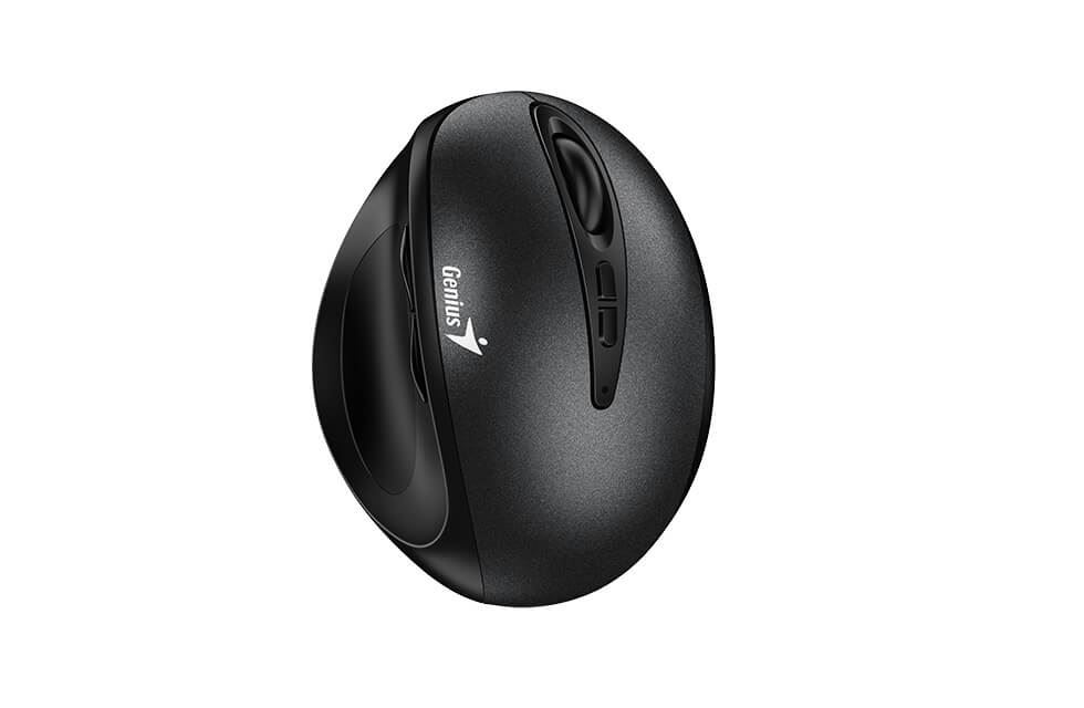 Genius Ergo 8300S vezeték nélküli csendes hanyattegér fekete Genius Ergo 8300S vezeték nélküli csendes hanyattegér fekete
