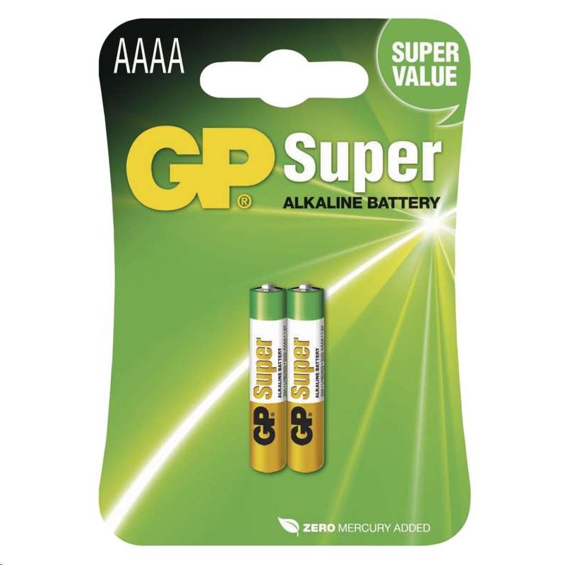 GP 1.5V Super alkáli 25A ceruza (AAAA) elem (2db/blister) (B1306) GP 1.5V Super alkáli 25A ceruza (AAAA) elem (2db/blister) (B1306)