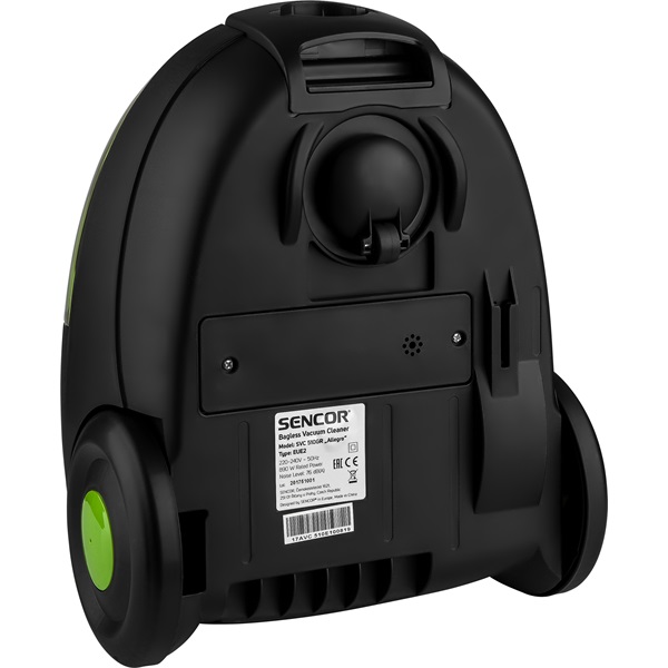 SENCOR SVC 510GR-EUE2 Porzsák nélküli porszívó, portartály: 1,5L, 890W, Zöld