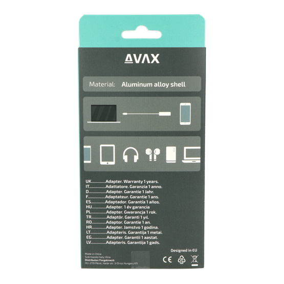  AVAX HB601 CONNECT+ Type C - 4xUSB 3.0 HUB