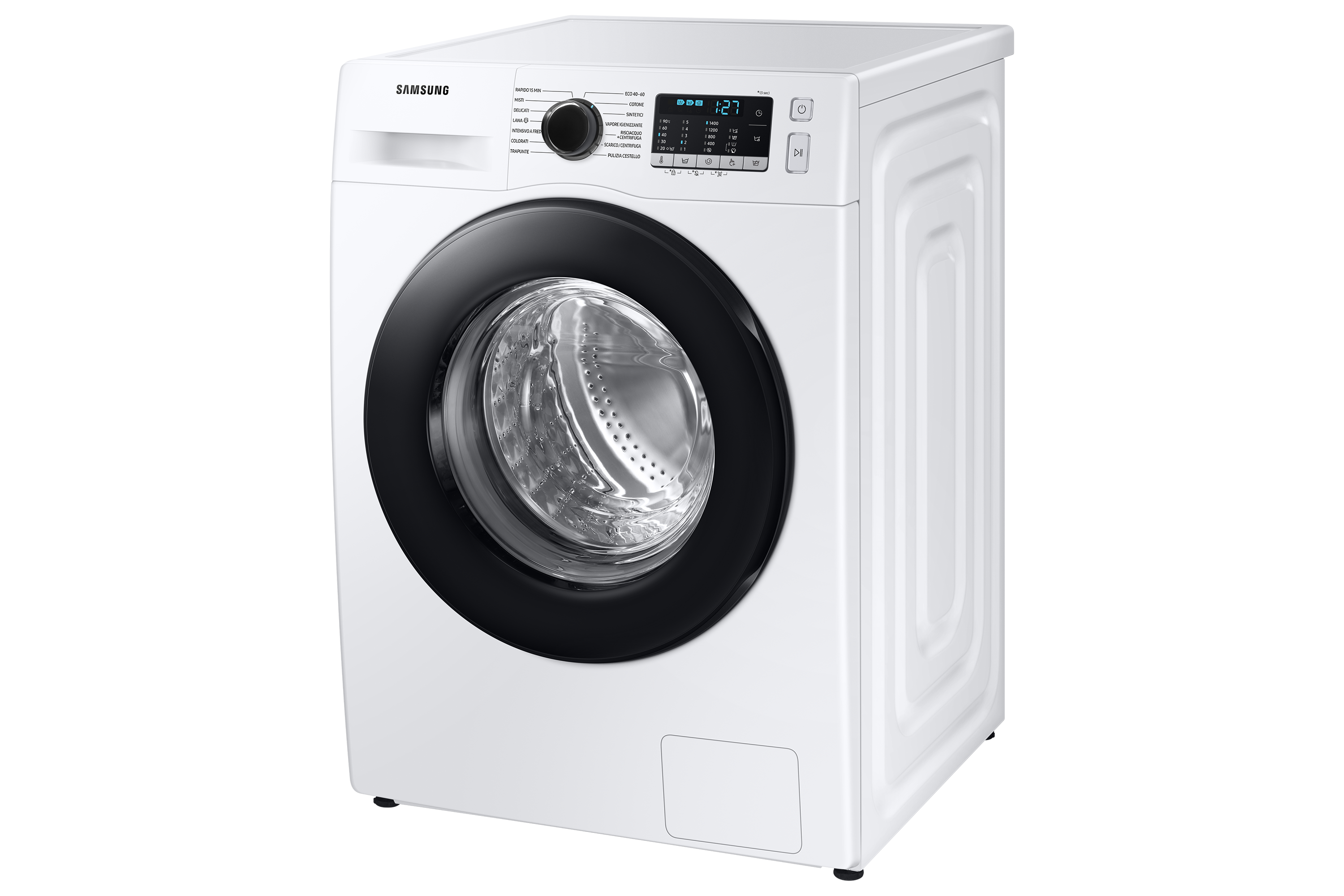 Samsung WW11BGA046AE/LE Elöltöltős mosógép - 11 kg, 1400 ford./perc, A Energiaosztály, Gőz technológia, Eco Bubble™ technológia