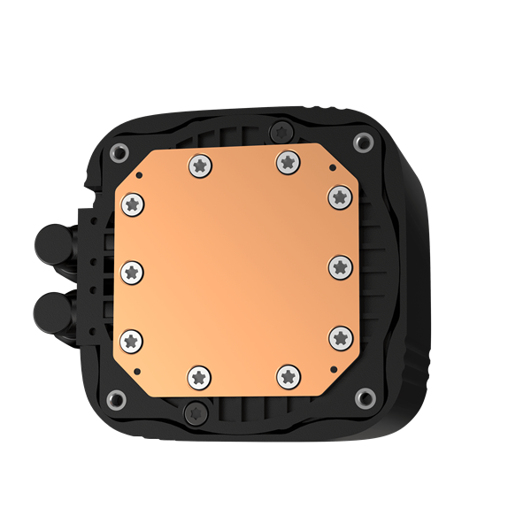 DeepCool CPU Water Cooler - LS720S Zero Dark (max 19dB; max. 145,86 m3/h; 3x12cm, A-RGB LED)