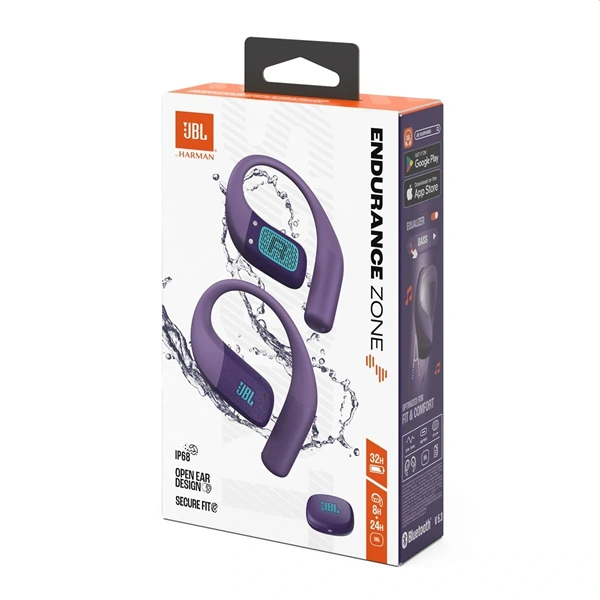 JBL Endurance Zone True Wireless Bluetooth sport fülhallgató Lila