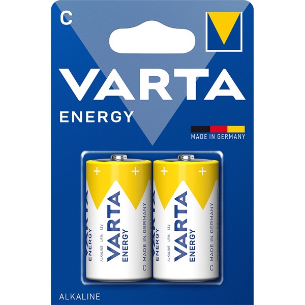 Varta Energy Simply Alkaline C/LR14 baby elem (2db/csomag) (VR0025 / 4114) Varta Energy Simply Alkaline C/LR14 baby elem (2db/csomag) (VR0025 / 4114)