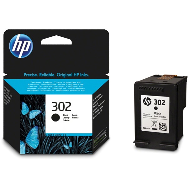 HP 302 fekete tintapatron (F6U66AE) HP 302 fekete tintapatron (F6U66AE)