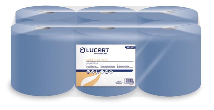 Lucart Easy Blue kéztörlő, tekercses 1 rétegű kék (861096)