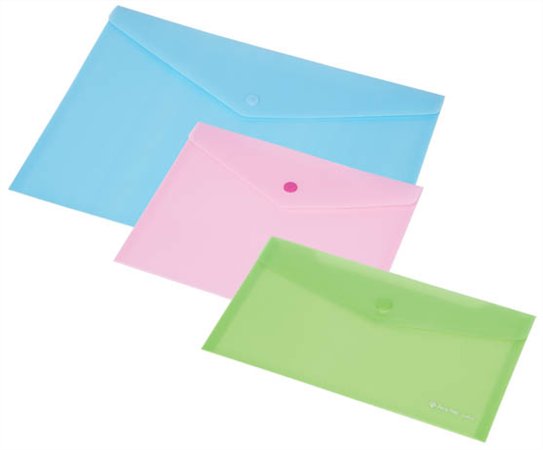 Pantaplast Irattartó tasak, A5, PP, patentos, 160 mikron, , pasztellkék (INP410003603)