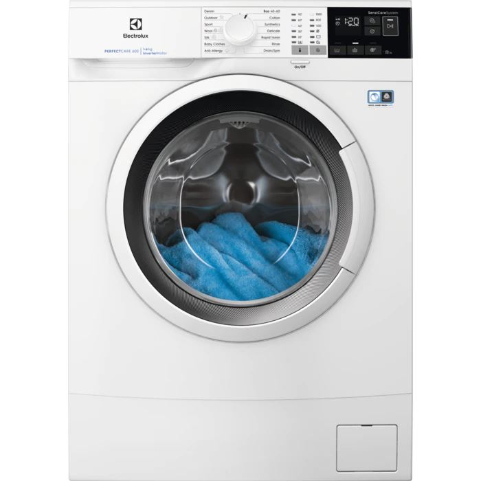 Electrolux EW6SN406WI Elöltöltős keskeny mosógép - 6 kg, 950 ford./perc, C Energiaosztály Electrolux EW6SN406WI Elöltöltős keskeny mosógép - 6 kg, 950 ford./perc, C Energiaosztály