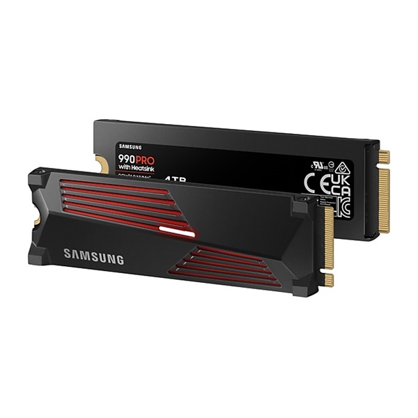Samsung 4TB M.2 2280 NVMe 990 Pro with Heatsink SSD