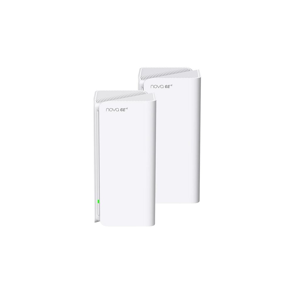 Tenda MX21 Pro AXE5700 Whole Home Mesh Wi-Fi 6E System White  2pack 