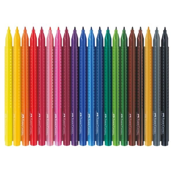 Faber-Castell Grip kimosható színes filctoll szett 20db-os (155320)
