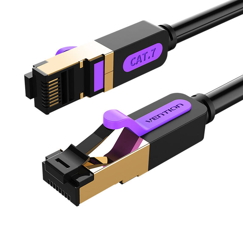 Category 7 SFTP Network Cable Vention ICDBF 1m Black Category 7 SFTP Network Cable Vention ICDBF 1m Black