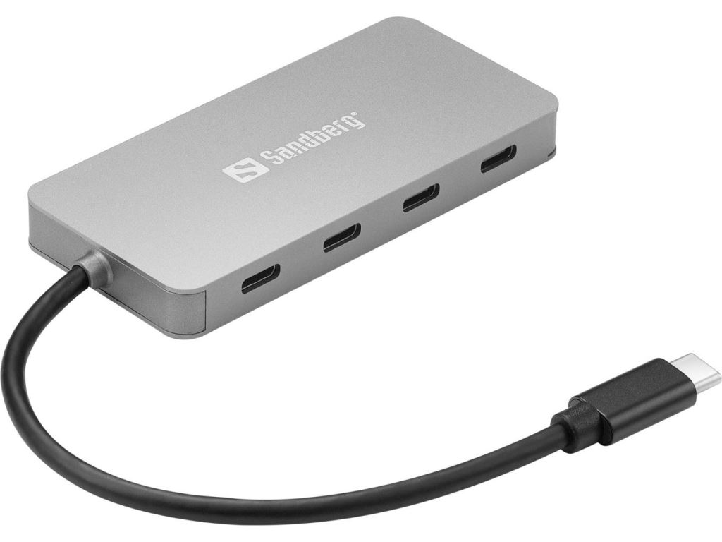 Sandberg 136-41 4 portos Saver USB-C Hub Sandberg 136-41 4 portos Saver USB-C Hub